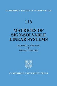 bokomslag Matrices of Sign-Solvable Linear Systems