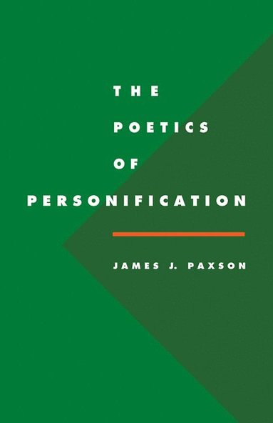 bokomslag The Poetics of Personification