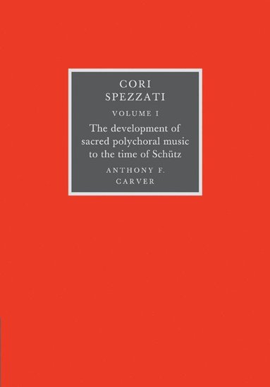 bokomslag Cori Spezzati 2 Volume Set