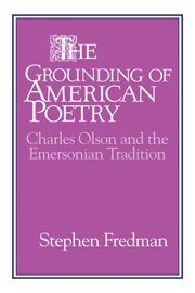 Stephen Fredman, Fredman Stephen - Grounding of American Poetry, Häftad