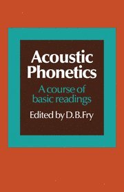 bokomslag Acoustic Phonetics