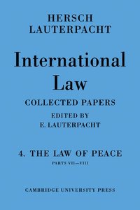 bokomslag International Law: Volume 4, Part 7-8
