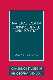 bokomslag Natural Law in Jurisprudence and Politics