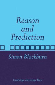 Simon Blackburn, Blackburn Simon - Reason and Prediction, Häftad