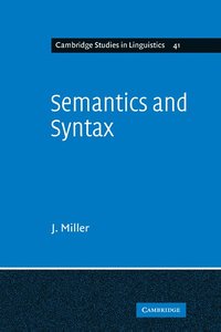 bokomslag Semantics and Syntax
