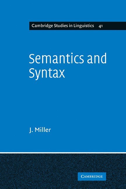 Semantics and Syntax 1