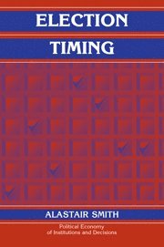 Alastair Smith, Alastair (New York University) Smith - Election Timing, Häftad
