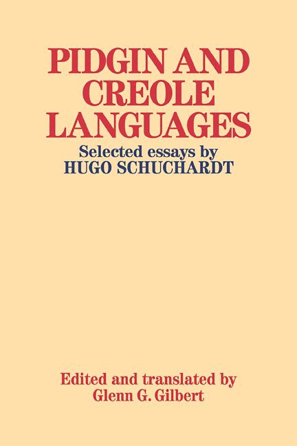 Pidgin and Creole Languages