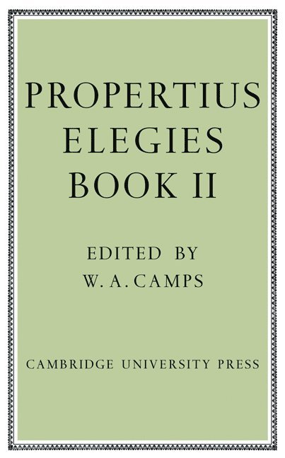 Propertius: Elegies 1