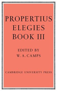 bokomslag Elegies Bk 3 Camps
