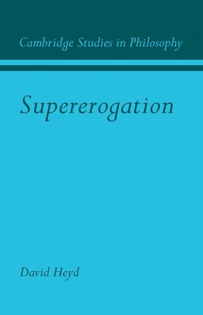 Supererogation 1