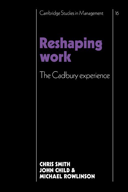 Reshaping Work 1