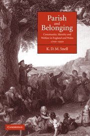 K. D. M. Snell, K. D. M. (University of Leicester) Snell - Parish and Belonging, Häftad