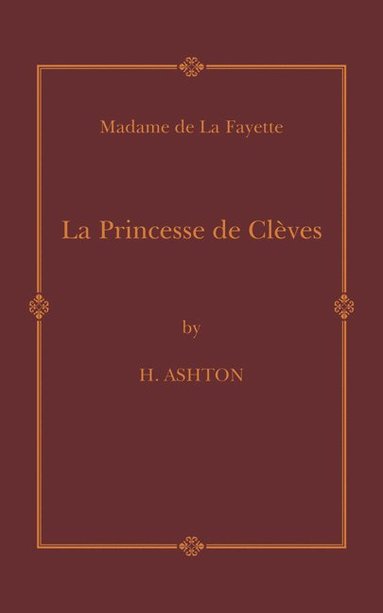bokomslag La Princesse de Cleves