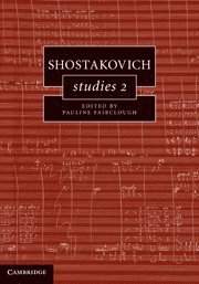 bokomslag Shostakovich Studies 2