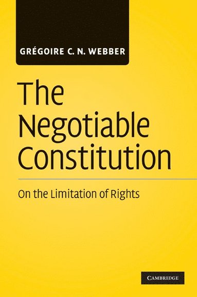 bokomslag The Negotiable Constitution