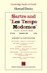 bokomslag Sartre and 'Les Temps Modernes'