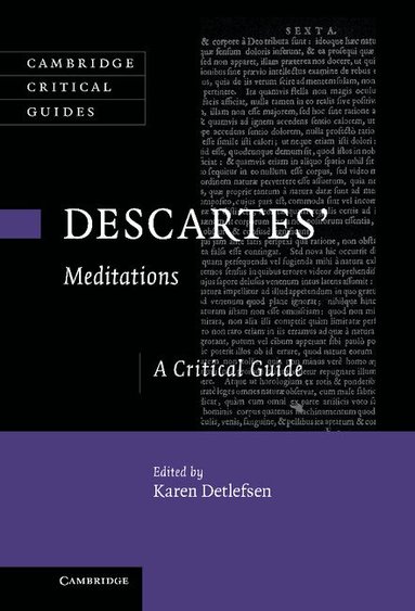 Karen Detlefsen - Descartes' Meditations, Inbunden