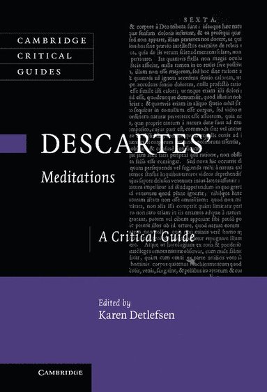 bokomslag Descartes' Meditations: A Critical Guide