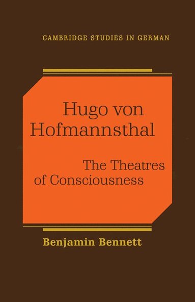 bokomslag Hugo von Hofmannsthal