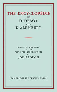 bokomslag The Encyclopdie of Diderot and D'Alembert