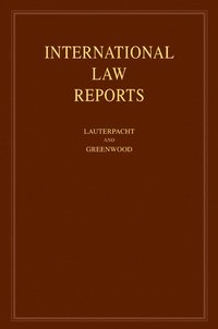 bokomslag International Law Reports: Volume 138