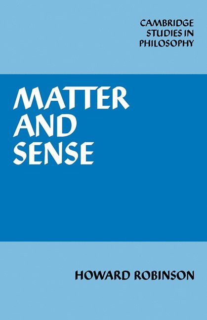 Matter and Sense 1