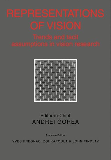 Andrei Gorea, Yves Fregnac, Zoi Kapoula, John Findlay - Representations of Vision, Häftad