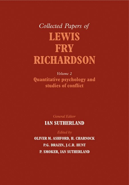 Collected Papers of Lewis Fry Richardson