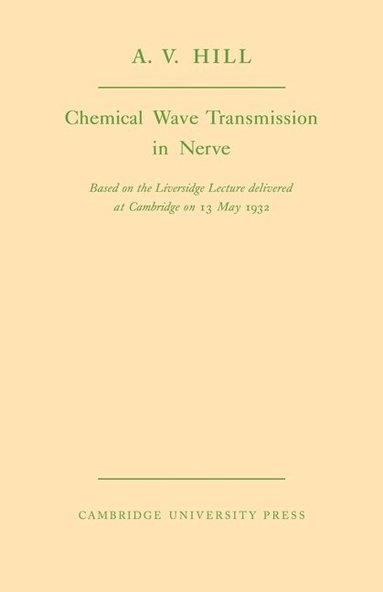 bokomslag Chemical Wave Transmission in Nerve