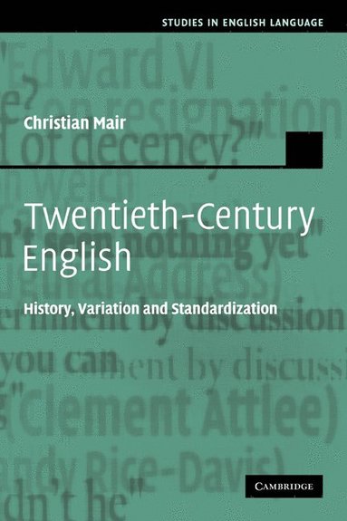 bokomslag Twentieth-Century English