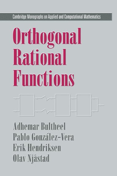 Adhemar Bultheel, Pablo Gonzalez-Vera, Erik Hendriksen, Olav Njastad - Orthogonal Rational Functions, Häftad