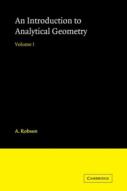 Introduction to Analytical Geometry 1