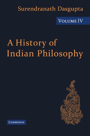 Dasgupta - A History of Indian Philosophy, Häftad