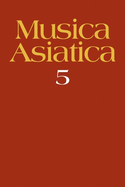 Musica Asiatica: Volume 5 1