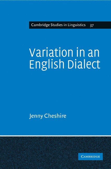 Variation in an English Dialect 1