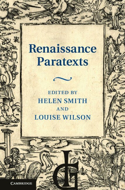 Renaissance Paratexts 1