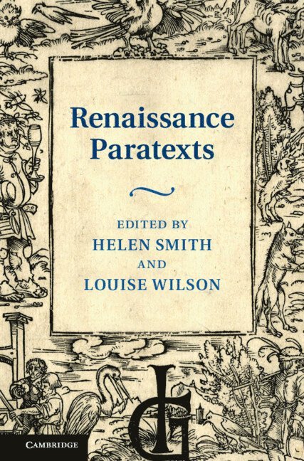 Renaissance Paratexts