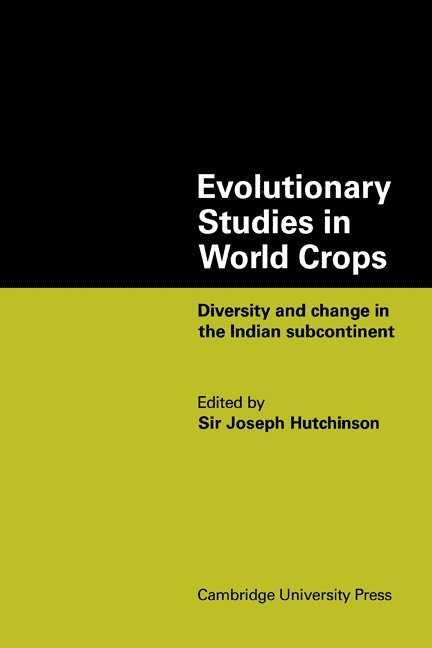 Evolutionary Studies in World Crops 1