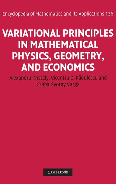 Alexandru Kristály, Vicenţiu D. Rădulescu, Csaba Varga - Variational Principles in Mathematical Physics, Geometry, and Economics, Inbunden