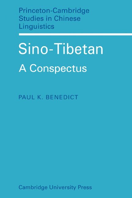 Paul K. Benedict - Sino-Tibetan, Häftad