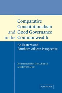 bokomslag Comparative Constitutionalism and Good Governance in the Commonwealth