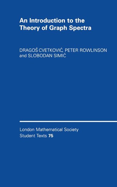 Dragoš Cvetković, Peter Rowlinson, Slobodan Simić - An Introduction to the Theory of Graph Spectra, Inbunden
