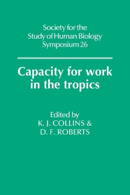 Capacity for Work in the Tropics 1