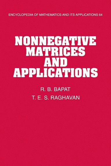 bokomslag Nonnegative Matrices and Applications