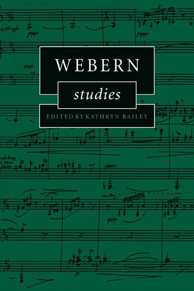 bokomslag Webern Studies