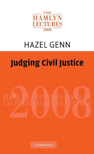 bokomslag Judging Civil Justice