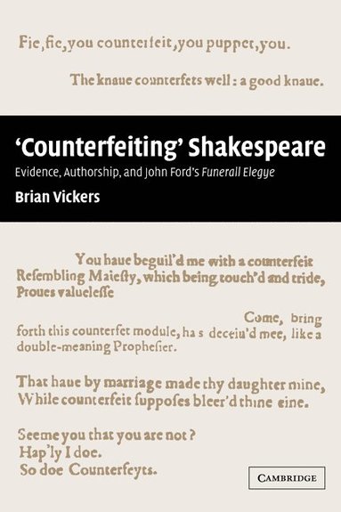 bokomslag 'Counterfeiting' Shakespeare