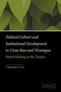 bokomslag Political Culture and Institutional Development in Costa Rica and Nicaragua
