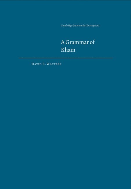 Grammar of Kham 1